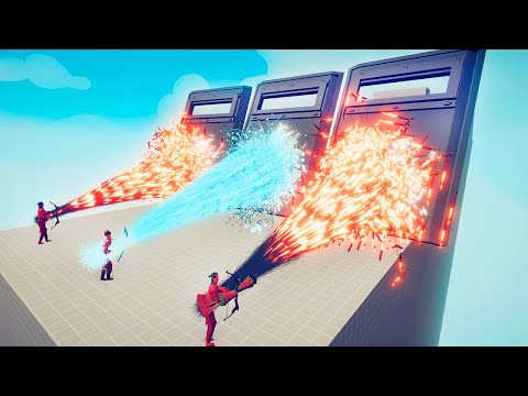 3x DEFLECT SHIELD GODS vs 3x GODS | TABS Totally Accurate Battle Simulator