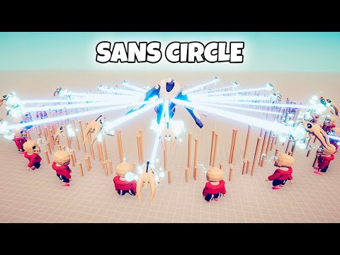 SANS CIRCLE vs EVERY FACTION | TABS Totally Accurate Battle Simulator