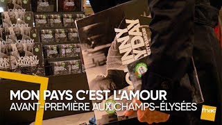 Mon Pays c&#39;est l&#39;Amour de Johnny Hallyday en avant-première à la Fnac Champs-Elysées