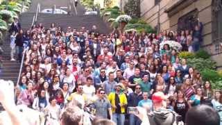 Our God is an awesome God (He reigns) @Flash Mob Gospel - Napoli 2013