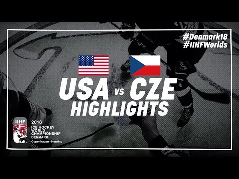 Game Highlights: United States vs Czech Republic May 17 2018 | #IIHFWorlds 2018