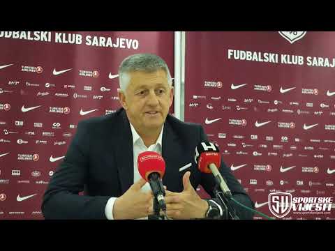 Finale Kupa BiH 2018/19, Sarajevo - Široki Brijeg 3-0, konferencija za štampu nakon meča Sarajevo