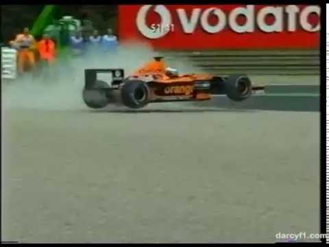 F1 Monza 2001 - Jos Verstappen Crash