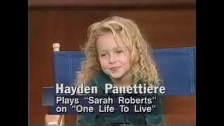 Hayden Panettiere interview 1995.  Age 6