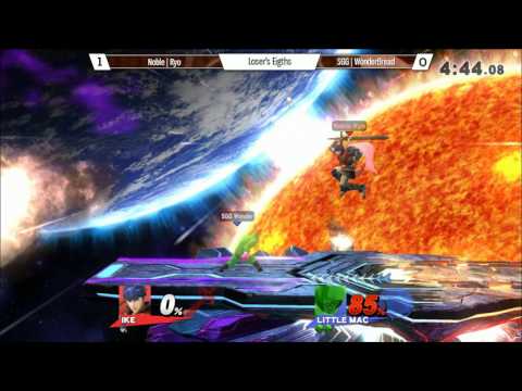 CB11 Singles - Noble|Ryo (Ike) Vs. SGG|Wonderbread (Little Mac) SSB4 Losers Top 8