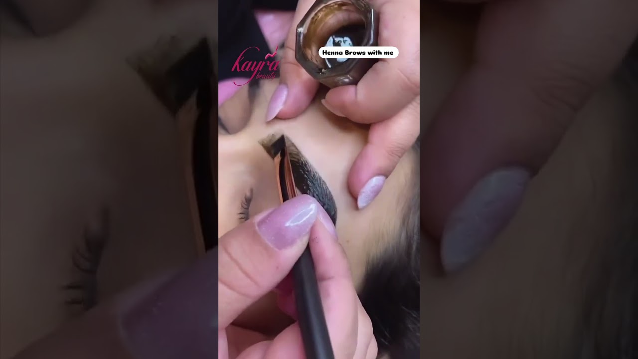 Henna brows  with me 😊 #beauty #hennabrows #hennabrow #eyebrows