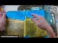 Soybean Fields in Late September + Live Painting with Ink by Mark Rushton