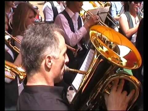6. Teil: Weingut Lorenz Guldental Hoffest 2010 Frühschoppen mit Musikverein Guldental - weinfest