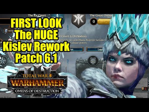 FIRST LOOK - The HUGE Kislev Rework - Patch 6.1 - Total War Warhammer 3 - Shadows of Change 3.0
