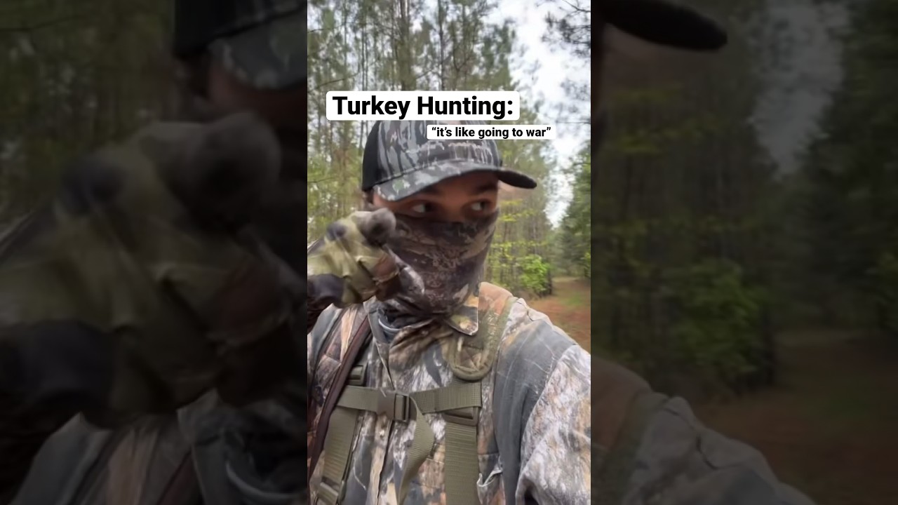 Turkey Hunting feels like:  #shorts