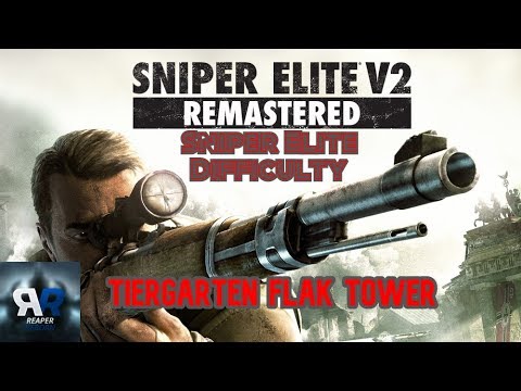 Sniper Elite Difficulty Walkthrough | Mission 6 [Tiergarten Flak Tower] | Sniper Elite V2 Remastered