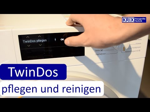 Miele TwinDos rinsing, cleaning and care - TwinDos Care and empty containers