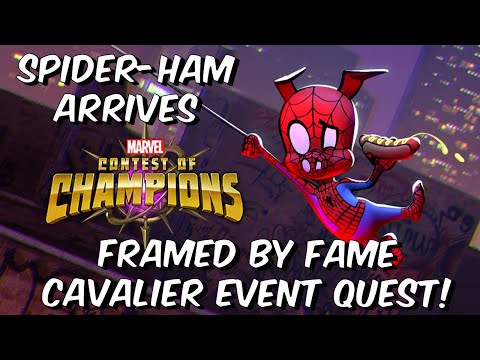 Framed By Fame Cavalier Event Quest! - Spider-Ham Arrives - Marvel Contest of Champions