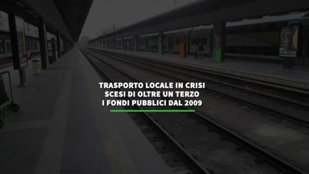 Trasporto locale in crisi, risorse in calo del 38% rispetto al 2009