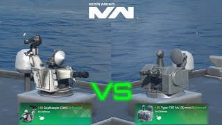 Comparison Between Goalkeeper CIWS and Type 730 (30mm) | Modern Warships