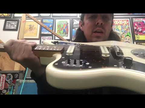 Lefty Left Handed Fender Jaguar Olympic White - Aquabats owned - image 11