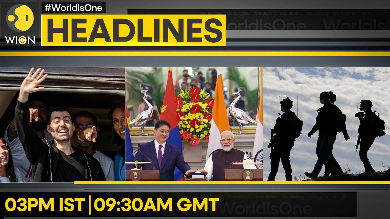 Israel Sets Deadline Return Of Bodies | India, Mongolia Sign Key Agreement  | WION Headlines