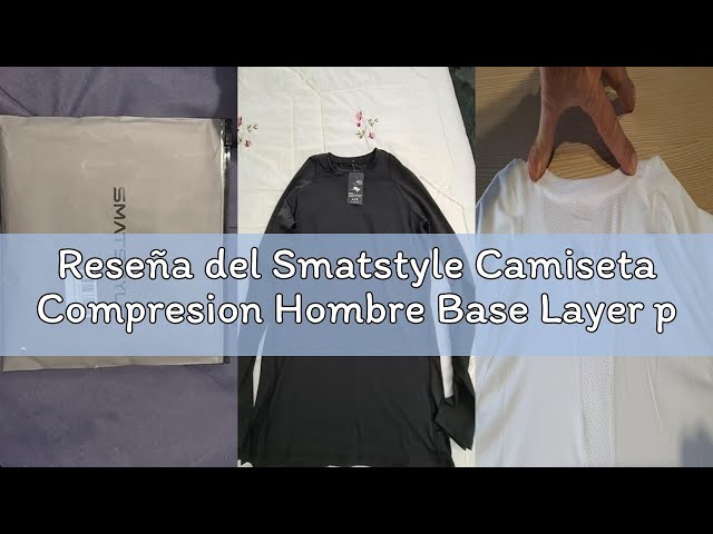 Vídeo relacionado con BSBUY Camiseta Compresion Manga Larga Hombre, Camiseta Deporte Hombre, Ropa Running Hombres, Secado Rápido, Base Layer para Entrenamiento Fitness, M