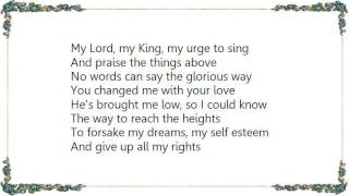 Keith Green - Trials Turned to Gold Lyrics