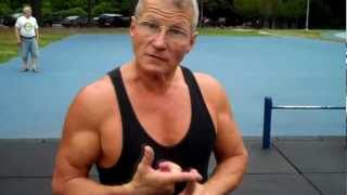 Super Strong 60 Year Old Man Gives Workout, Fitness, and Muscle Building Tips -- Brandon Carter