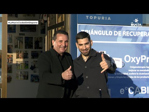 Ilia Topuria visita “La Nucía, Ciudad del Deporte”