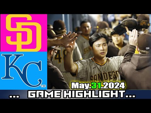 SD Padres Vs. KC Royals (06/01/24) [GO - kim ha seong] GAME HIGHLIGHTS | MLB Season 2024