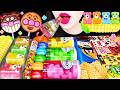 ASMR RAINBOW DESSERTS 무지개 맥주병 호빵맨 초콜릿 지팡이 캔디 BEER GUMMY ANPANMAN C