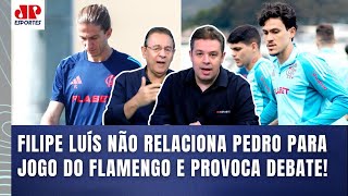 ‘Saiu agora a informação! O Pedro está…’; decisão surpreendente de Filipe Luís no Flamengo?