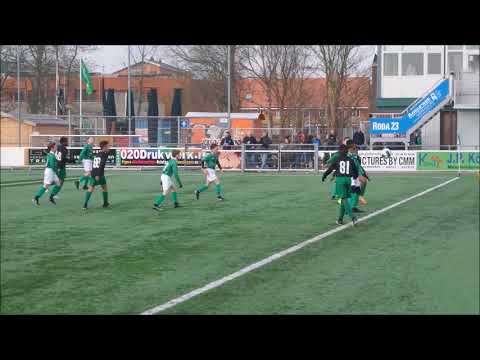 1E helft competitie 17-2-2018  RODA'23  JO13-1  vs     DTA- Rs JO13-1