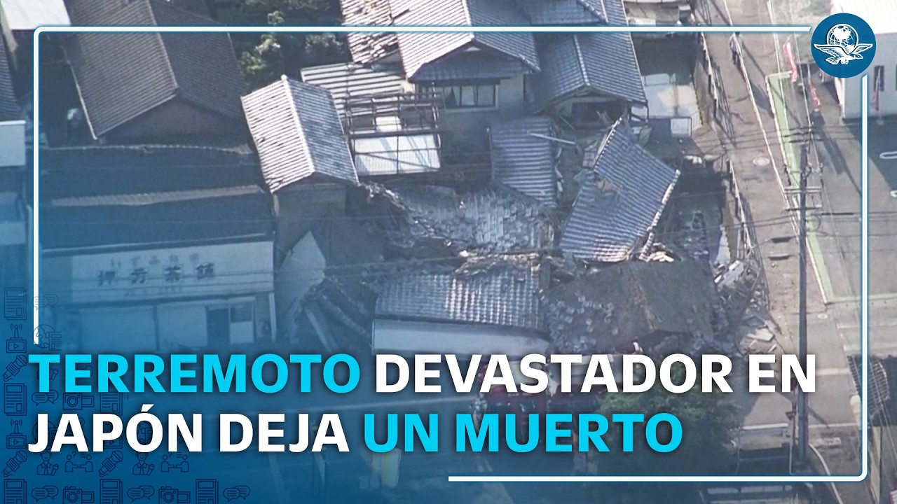 Confirman muerte de una persona tras terremoto de 6.8 en Japón