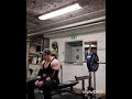 185kg bench press with close grip 1 reps for 3 sets easy,legs up