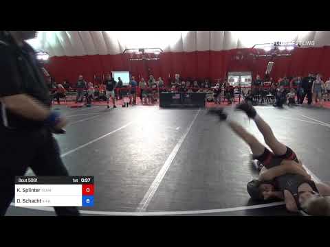 51 Kg Rr Rnd 2 - Kade Splinter, Team Nazar Training Center Vs Owen Schacht, X-Factor Elite Wrestli