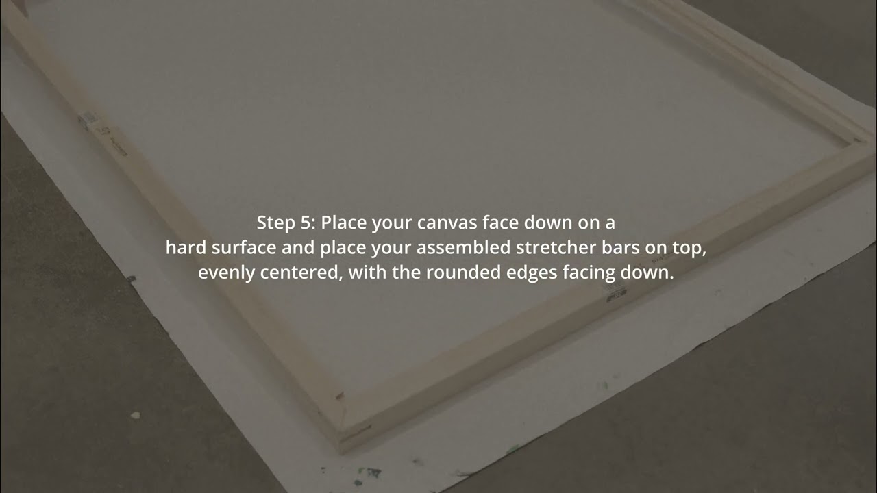 Love is Art - Couples Art Kit - How to stretch your canvas