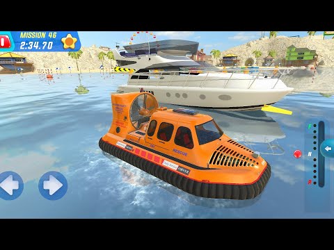 Hovercraft Boat Driving | Coast Guard: Beach Rescue Team Android Gameplay HD