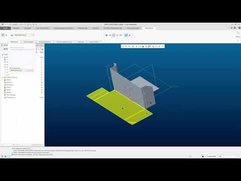 Abwicklung erstellen | Creo Sheetmetal Tutorial | OUB CAMPUS