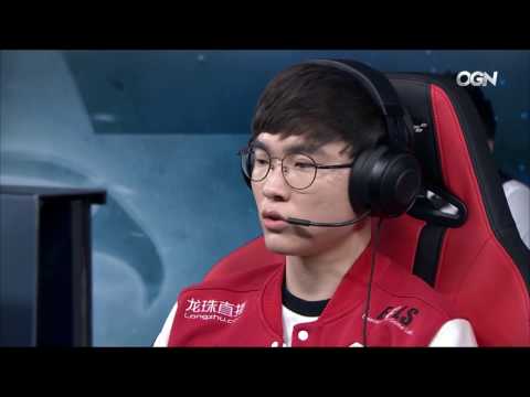 JAG vs SKT Game 2 Highlights, LCK Spring 2017, Jin Air Greenwings vs SK Telecom T1 G2