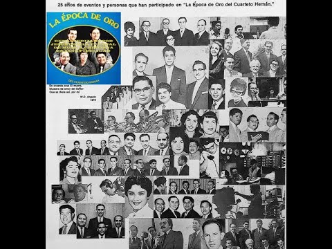 CUARTETO HEMAN (LA EPOCA DE ORO 25 AÑOS ) LP ORIGINAL COMPLETO EN ALTA FIDELIDAD (ST-1276) 1973