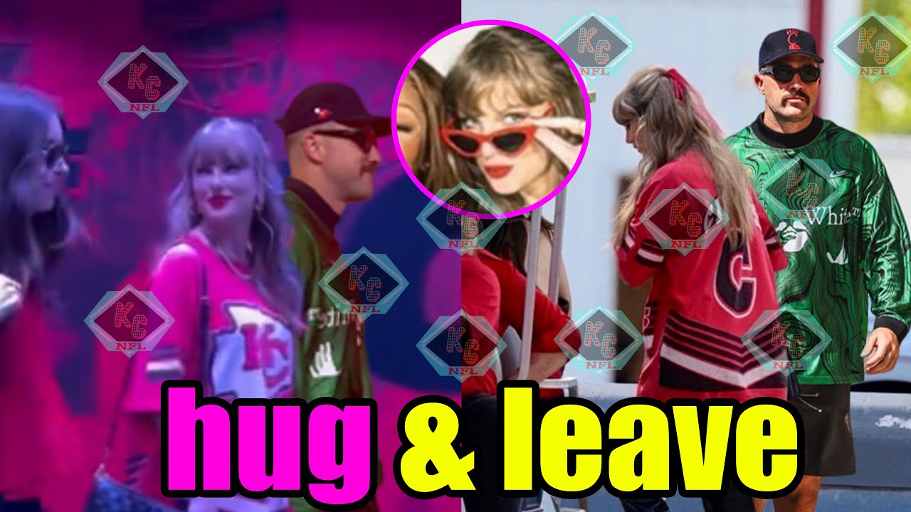 Travis Kelce & GF Taylor Swift Get Intimate While Leaving Arrowhead Stadium