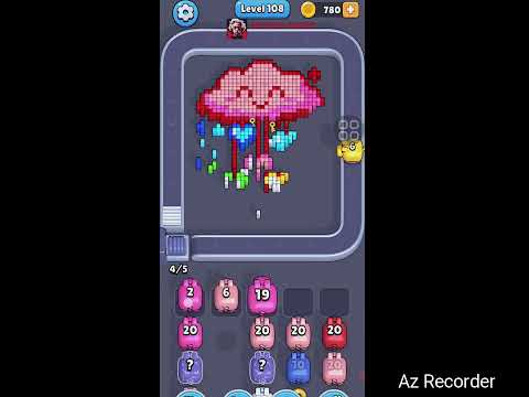 Pixel Flow Level 108 Walkthrough