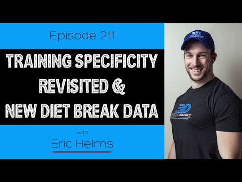 Ep. 211- Training Specificity Revisited & New Diet Break Data