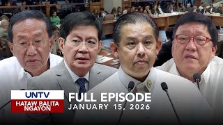 UNTV: Hataw Balita Ngayon | January 15, 2026