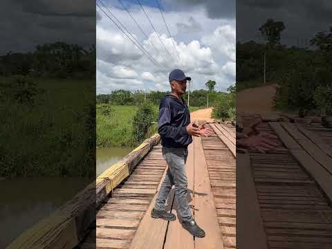 Chegamos na Ponte do Arapiranga no Amapá #cleimedeiros #laranjaldojari #natureza