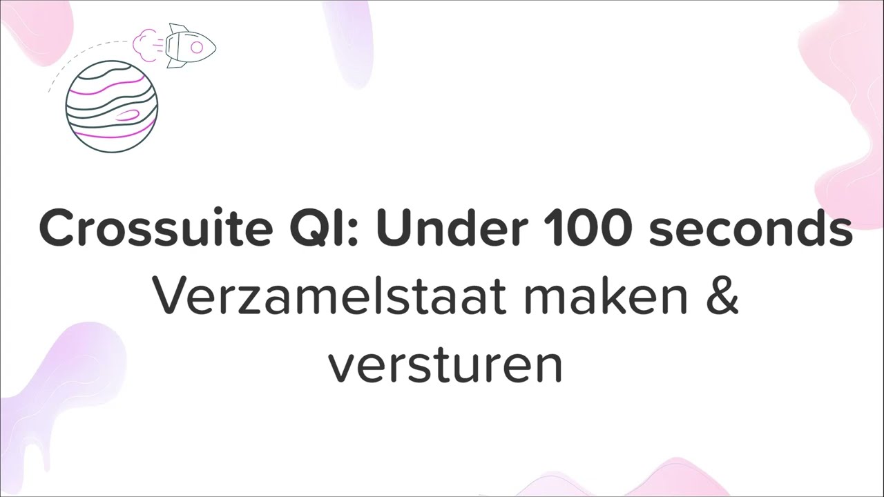 11. Verzamelstaat maken en versturen