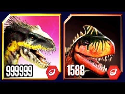 INDORAPTOR vs LEVEL 1500 GIGANOTOSAURUS (JURASSIC WORLD)