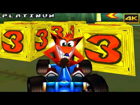 Crash Team Racing 4K | Platinum Relics - All crates