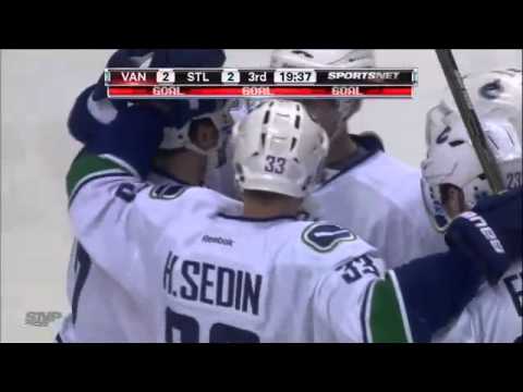 Vancouver Canucks @ St. Louis Blues Highlights 11/4/11