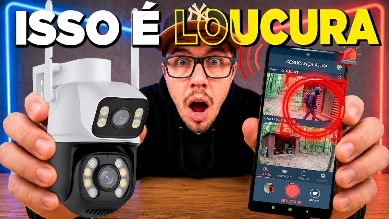 Miniatura da avaliação em vídeo de Câmera de Segurança Externa Wi-Fi Full HD 1080p ELG SHCF601