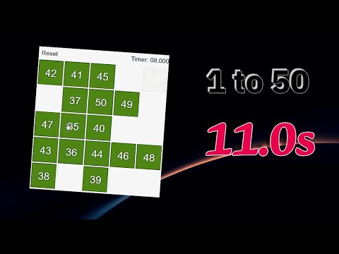 1 to 50 11.0s [Arealme]