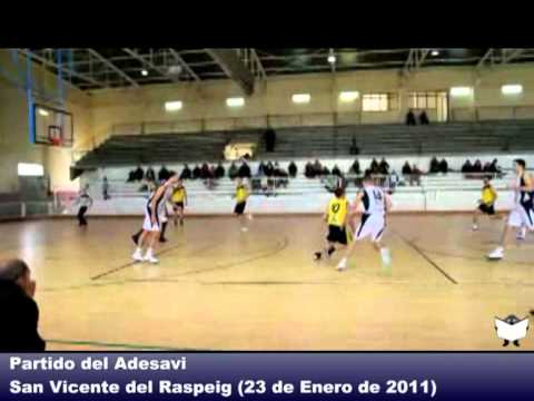 Partido de baloncesto del Adesavi