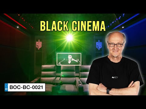 BLACK CINEMA vom Feinsten: Technik & Design zu stimmigen Heimkino vereint [BO-BC-0021]